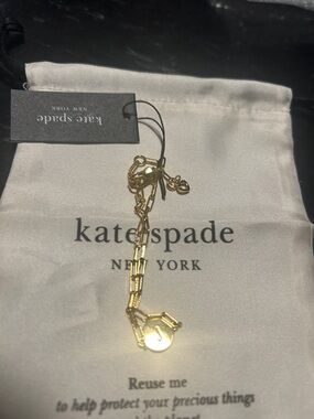 kate spade Gold Tone Key Charm Chain